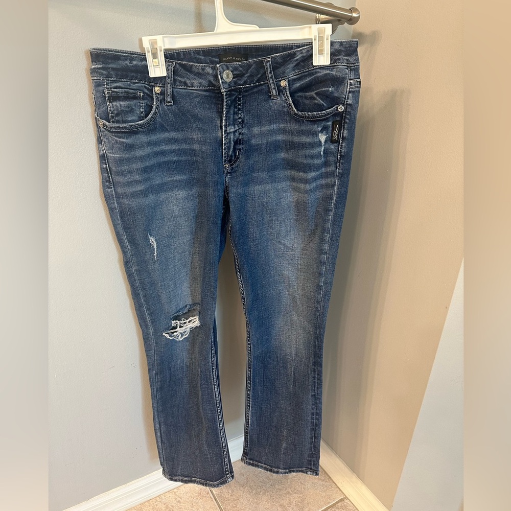 Silver Capris